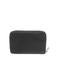 GIANNI CHIARINI GRAIN Cartera de cuero con cremallera negro - Carteras Mujer - 3