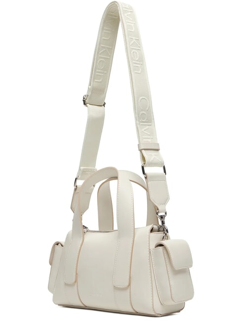 SIGNATURE LOGO STRAP Bolso de mano, con bandolera lirio blanco - Bolsos Mujer