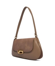 CALVIN KLEIN SUEDED ENGRAVED Bolso de hombro gris topo del desierto - Bolsos Mujer - 2