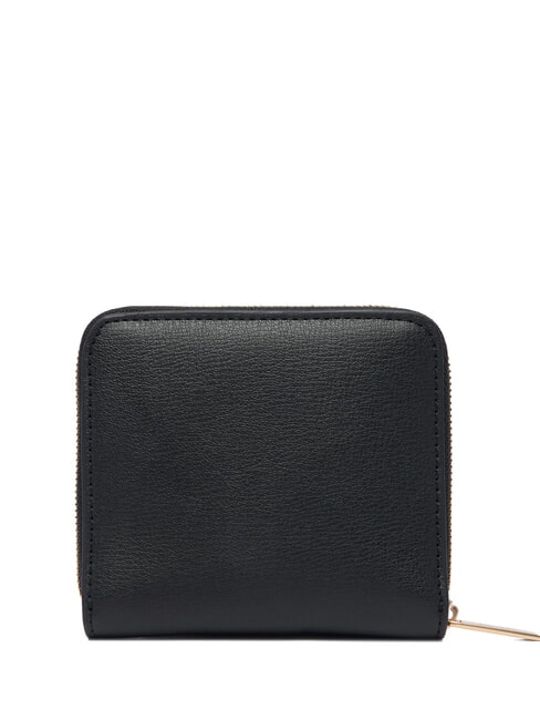 EMBOSSED LOGO Cartera peque&ntilde;a con cremallera coco negro/tostado - Carteras Mujer