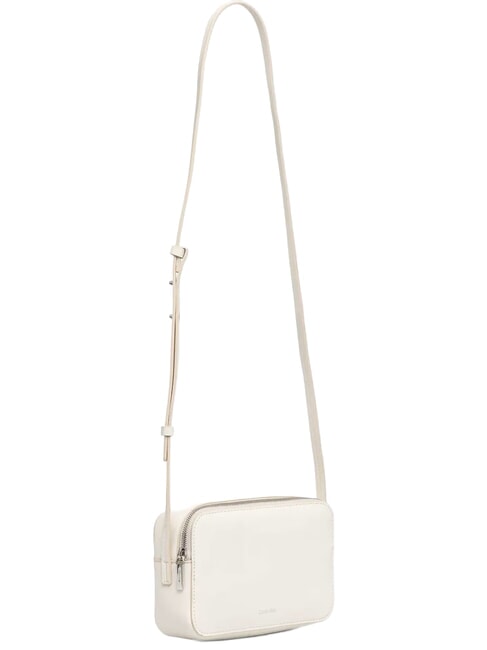 EMBOSSED LOGO Mini bolso de hombro lirio blanco - Bolsos Mujer