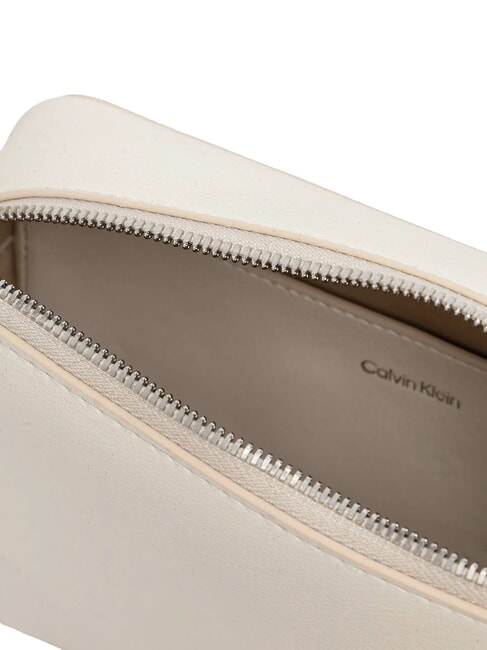 EMBOSSED LOGO Mini bolso de hombro lirio blanco - Bolsos Mujer