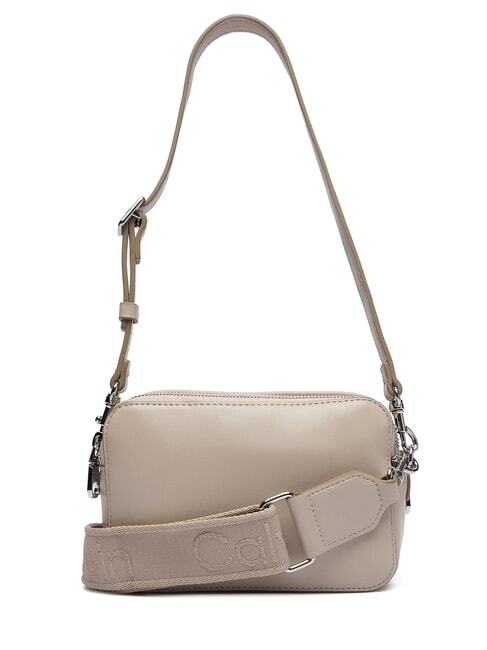 SIGNATURE LOGO STRAP Estuche para c&aacute;mara con doble funci&oacute;n gris topo del desierto - Bolsos Mujer