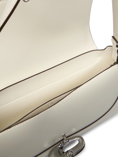 ENGRAVED Bolso de hombro lirio blanco - Bolsos Mujer