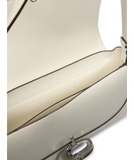 CALVIN KLEIN ENGRAVED Bolso de hombro lirio blanco - Bolsos Mujer - 4