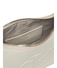 CALVIN KLEIN BOLD MONOGRAM Bolso de hombro lirio blanco - Bolsos Mujer - 4