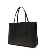 CALVIN KLEIN EMBOSSED LOGO Bolso de hombro coco negro/tostado - Bolsos Mujer - 2