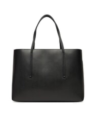 CALVIN KLEIN EMBOSSED LOGO Bolso de hombro coco negro/tostado - Bolsos Mujer - 3