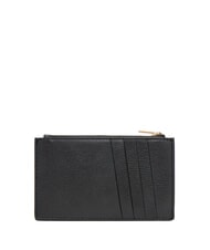 CALVIN KLEIN EMBOSSED LOGO Tarjetero plano coco negro/tostado - Carteras Mujer - 2