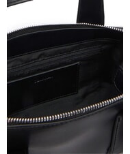 CALVIN KLEIN SIGNATURE LOGO STRAP Bolso de mano, con bandolera negro / plata vieja - Bolsos Mujer - 4