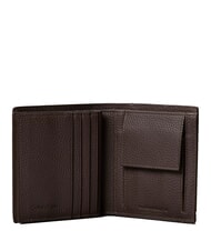 CALVIN KLEIN FOIL EMBOSSED Cartera de cuero ck marr&oacute;n oscuro - Carteras Hombre - 2