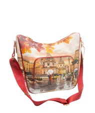 YNOT YESBAG Bolso de hombro tipo hobo con bolsillo Roma lloviendo - Bolsos Mujer - 2