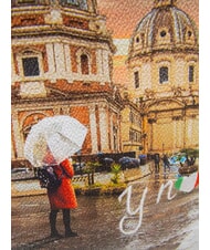 YNOT YESBAG Bolso de hombro tipo hobo con bolsillo rome raining - Bolsos Mujer - 3