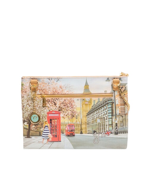 YESBAG SPECIAL Bolso de hombro de metal tipo sobre Rosa inglesa - Bolsos Mujer