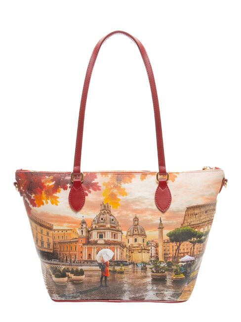YESBAG Bolso de compras mediano de hombro Roma lloviendo - Bolsos Mujer
