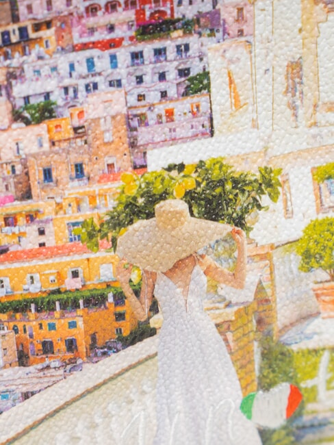 YESBAG Bolso de mano peque&ntilde;o con bandolera costa rom&aacute;ntica - Bolsos Mujer