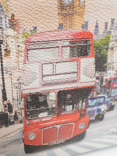 YESBAG Estuche de belleza grande acampanado Arco&iacute;ris de Londres - Neceser