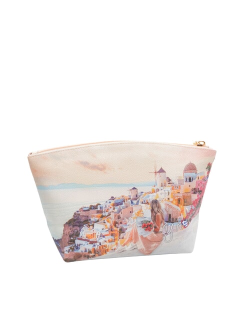 YESBAG Estuche de belleza acampanado Puesta de sol en Grecia - Neceser