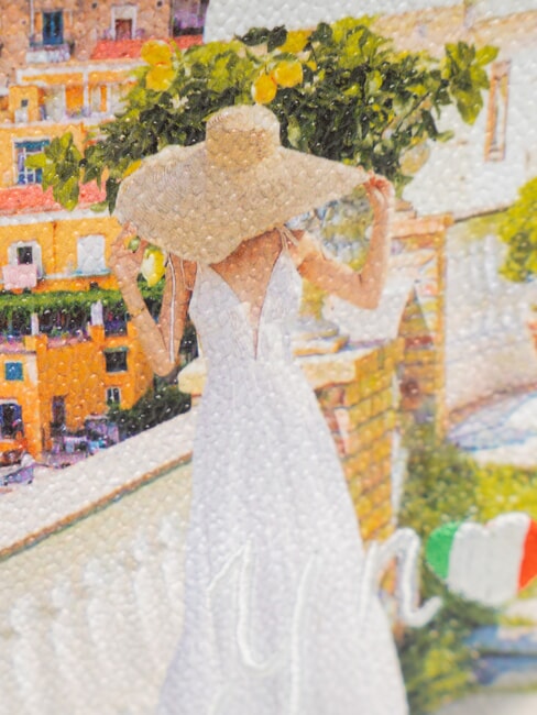 YESBAG Bolso de mano con bandolera met&aacute;lica costa rom&aacute;ntica - Bolsos Mujer