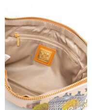 YNOT YESBAG Bolso de mano con bandolera met&aacute;lica flor amarilla - Bolsos Mujer - 5