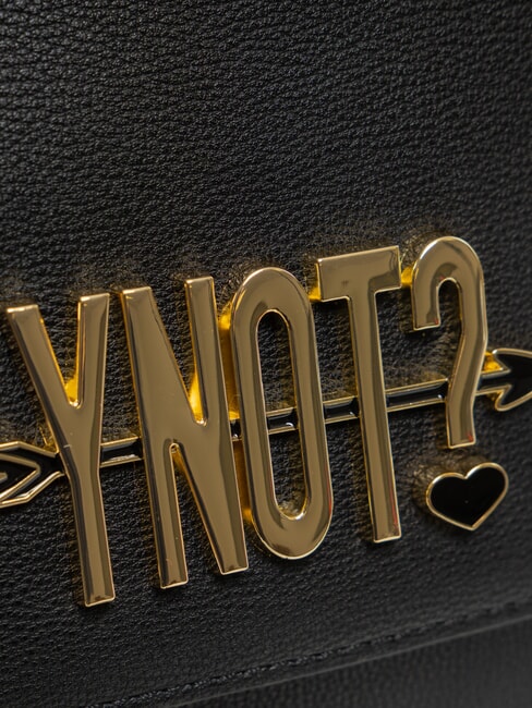 LOVERS Bolso de hombro con solapa NEGRO - Bolsos Mujer