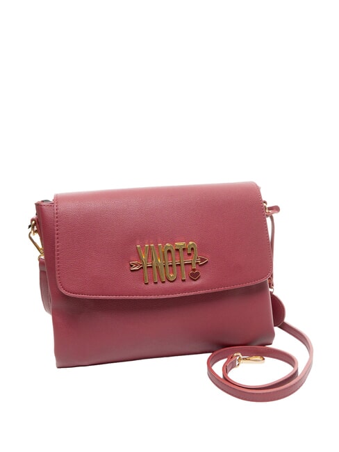 LOVERS Bolso de hombro con solapa cereza - Bolsos Mujer