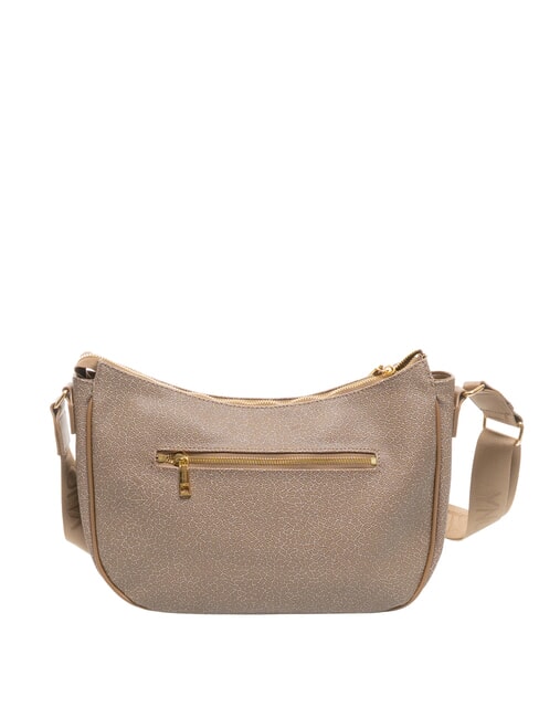 LUX Bolso de hombro tipo hobo con bolsillo havana - Bolsos Mujer