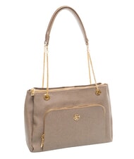 YNOT LUX Bolso de hombro con asas de cadena havana - Bolsos Mujer - 2