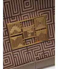 YNOT LABIRINT Bolso de hombro con solapa nut - Bolsos Mujer - 3