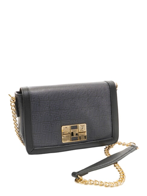 LABIRINT Bolso de hombro con inserci&oacute;n de cadena NEGRO - Bolsos Mujer