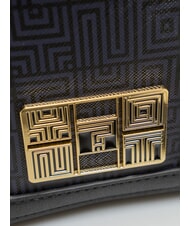 YNOT LABIRINT Bolso de hombro con inserci&oacute;n de cadena NEGRO - Bolsos Mujer - 3