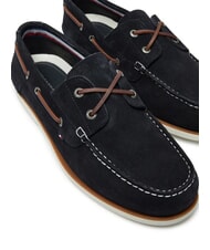 TOMMY HILFIGER TH BOAT CORE Mocasines de piel de ante cielo del desierto - Zapatos Hombre - 3