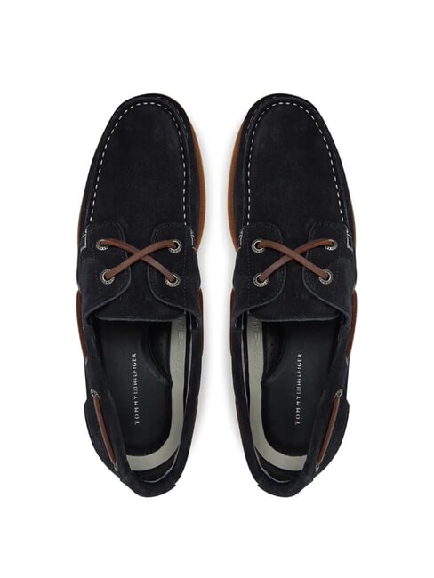 TH BOAT CORE Mocasines de piel de ante cielo del desierto - Zapatos Hombre