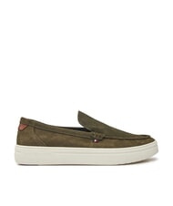TOMMY HILFIGER MODERN LIGHT HYBRID Mocasines de piel de ante verde militar - Zapatos Hombre - 2
