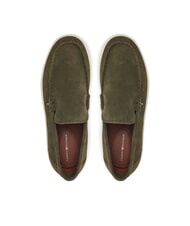 TOMMY HILFIGER MODERN LIGHT HYBRID Mocasines de piel de ante verde militar - Zapatos Hombre - 4