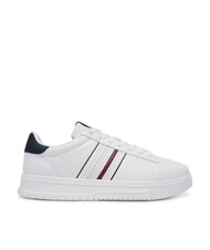 TOMMY HILFIGER MODERN CUPSOLE STRIPES Zapatillas de cuero blanco - Zapatos Hombre - 2