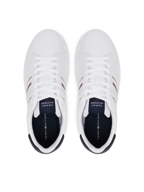MODERN CUPSOLE STRIPES Zapatillas de cuero blanco - Zapatos Hombre