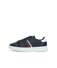 TOMMY HILFIGER MODERN CUPSOLE STRIPES Zapatillas de cuero cielo del desierto - Zapatos Hombre - 2