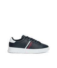 TOMMY HILFIGER MODERN CUPSOLE STRIPES Zapatillas de cuero cielo del desierto - Zapatos Hombre - 3