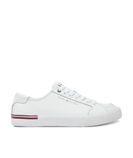 TOMMY HILFIGER CORE CORPORATE Zapatillas de cuero blanco - Zapatos Hombre - 2