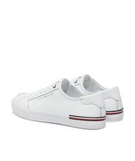 TOMMY HILFIGER CORE CORPORATE Zapatillas de cuero blanco - Zapatos Hombre - 5