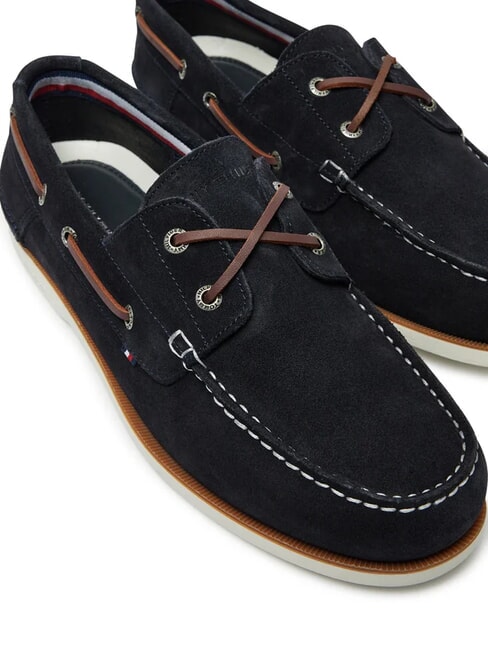 TH BOAT CORE Mocasines de piel de ante cielo del desierto - Zapatos Hombre
