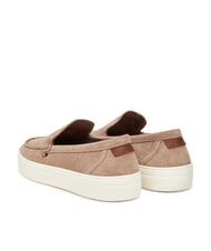 TOMMY HILFIGER MODERN LIGHT HYBRID Mocasines de piel de ante gris topo costero - Zapatos Hombre - 5