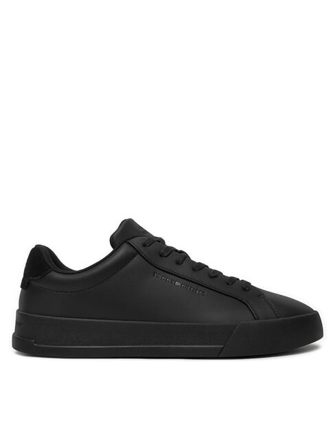 COURT BETTER Zapatillas de cuero negro - Zapatos Hombre