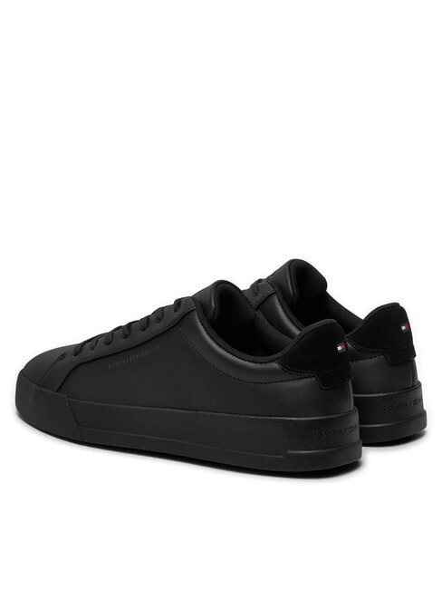 COURT BETTER Zapatillas de cuero negro - Zapatos Hombre