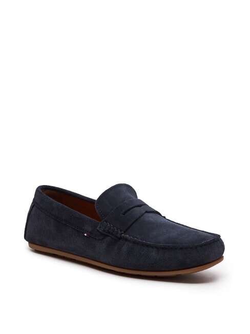 CASUAL DRIVER Mocasines de piel de ante cielo del desierto - Zapatos Hombre