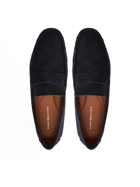 CASUAL DRIVER Mocasines de piel de ante cielo del desierto - Zapatos Hombre