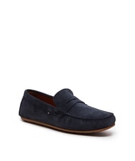 TOMMY HILFIGER CASUAL DRIVER Mocasines de piel de ante cielo del desierto - Zapatos Hombre - 3