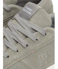 TOMMY HILFIGER TH CUPSET SUEDE Zapatillas de cuero plata antigua - Zapatos Hombre - 3