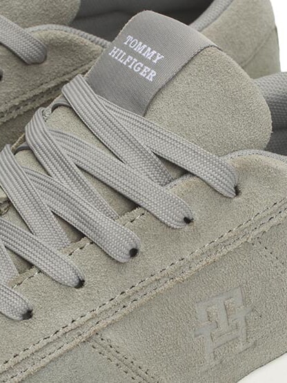 TH CUPSET SUEDE Zapatillas de cuero plata antigua - Zapatos Hombre